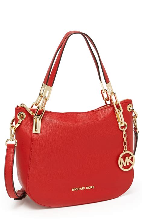 michael kors leather shoulder bag|shoulder bag michael kors outlet.